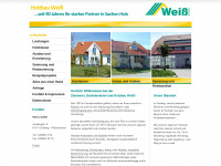 holzhaus-holzbau-weiss.de Webseite Vorschau