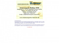 holztransporte-meissner.com Webseite Vorschau