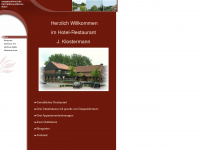 hotel-restaurant-klostermann.de Webseite Vorschau