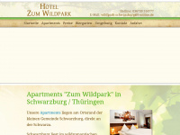 hotelzumwildpark.de Webseite Vorschau