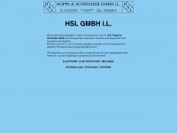 hsl-gmbh.com Webseite Vorschau