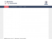 martinho-automobile.de Webseite Vorschau