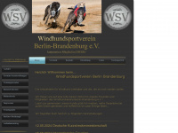 windhundverein-berlin.de Webseite Vorschau