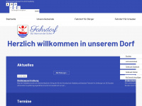 fahrdorf.de Webseite Vorschau