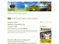 maasdorf.de Webseite Vorschau