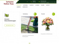 gartenbau-dann.de Webseite Vorschau