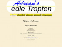 adrians-edle-tropfen.de Webseite Vorschau