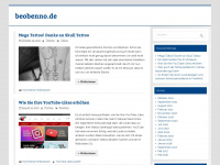 beobenno.de Webseite Vorschau