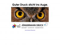 juengermanndruck.de Webseite Vorschau