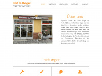 kegel-berlin.de Webseite Vorschau