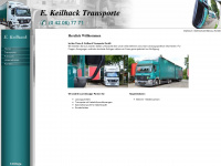 keilhack-transporte.de Webseite Vorschau