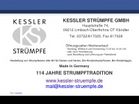 kessler-struempfe.de Webseite Vorschau
