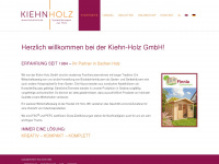 kiehnholz.de Webseite Vorschau