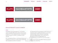 kluthdach.de Webseite Vorschau