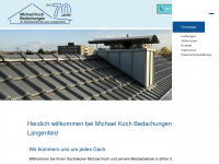 koch-daecher.de Webseite Vorschau