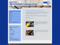 koester-maschinenbau.de Webseite Vorschau