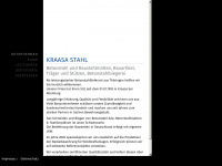 kraasa-stahlhandel.de Webseite Vorschau