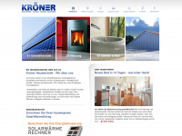 kroener-haustechnik.de Webseite Vorschau
