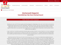 kuechenwelt-depprich.de Webseite Vorschau