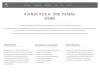 kuefnerbau.de Webseite Vorschau