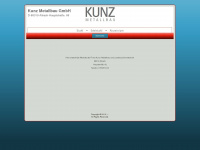 kunz-metallbau.de Webseite Vorschau