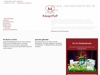 kurpension-mayerhof.de Webseite Vorschau