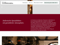 la-fontanina.de Webseite Vorschau
