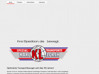 lorch-transporte.de Webseite Vorschau