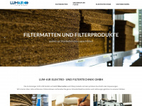lumair-filter.de Webseite Vorschau