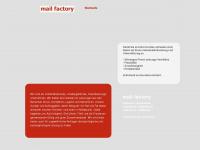 mail-factory.de Webseite Vorschau