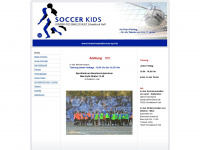 kinderfussballschule-spf.de Webseite Vorschau