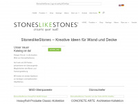 stoneslikestones.eu Webseite Vorschau