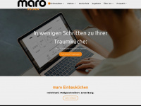 maro-einbaukuechen.de Webseite Vorschau