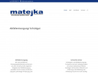 matejka-spedition.de Webseite Vorschau