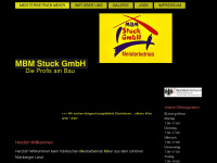 mbm-stuck.de Webseite Vorschau