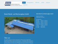 metallbau-bode.de Webseite Vorschau