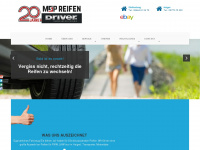 msp-reifen.de Webseite Vorschau