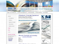 print-tec.de Webseite Vorschau