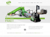 mwm-waste.de Webseite Vorschau