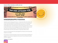 kindergruppe-panama.de Webseite Vorschau