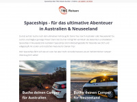 spaceship-camper.de Webseite Vorschau