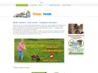 clickerhunde.com Webseite Vorschau