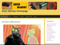 kater-blacky.de Webseite Vorschau