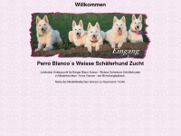 perro-blanco.de Webseite Vorschau