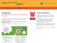 buergerhaus-stern.de Webseite Vorschau