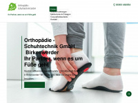 orthopaedie-birkenwerder.de Webseite Vorschau