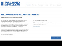 paland-metallbau.de Webseite Vorschau