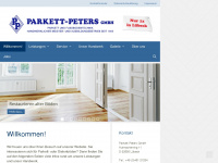 parkett-peters.de Webseite Vorschau