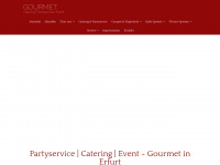 partyservice-gourmet.de Webseite Vorschau