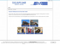 paul-kahl-gmbh.de Webseite Vorschau